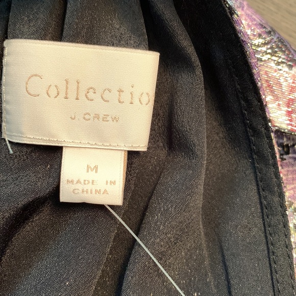 NWT Tie Neck Shimmering Floral Jacquard. - Picture 7 of 9